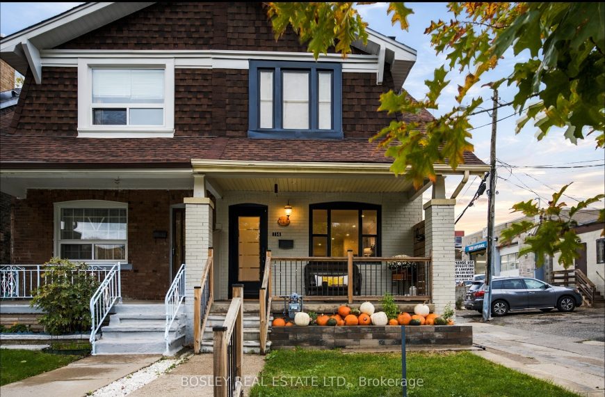 For Sale: 3+1 Bedroom House in Danforth East (114 West Lynn Ave)